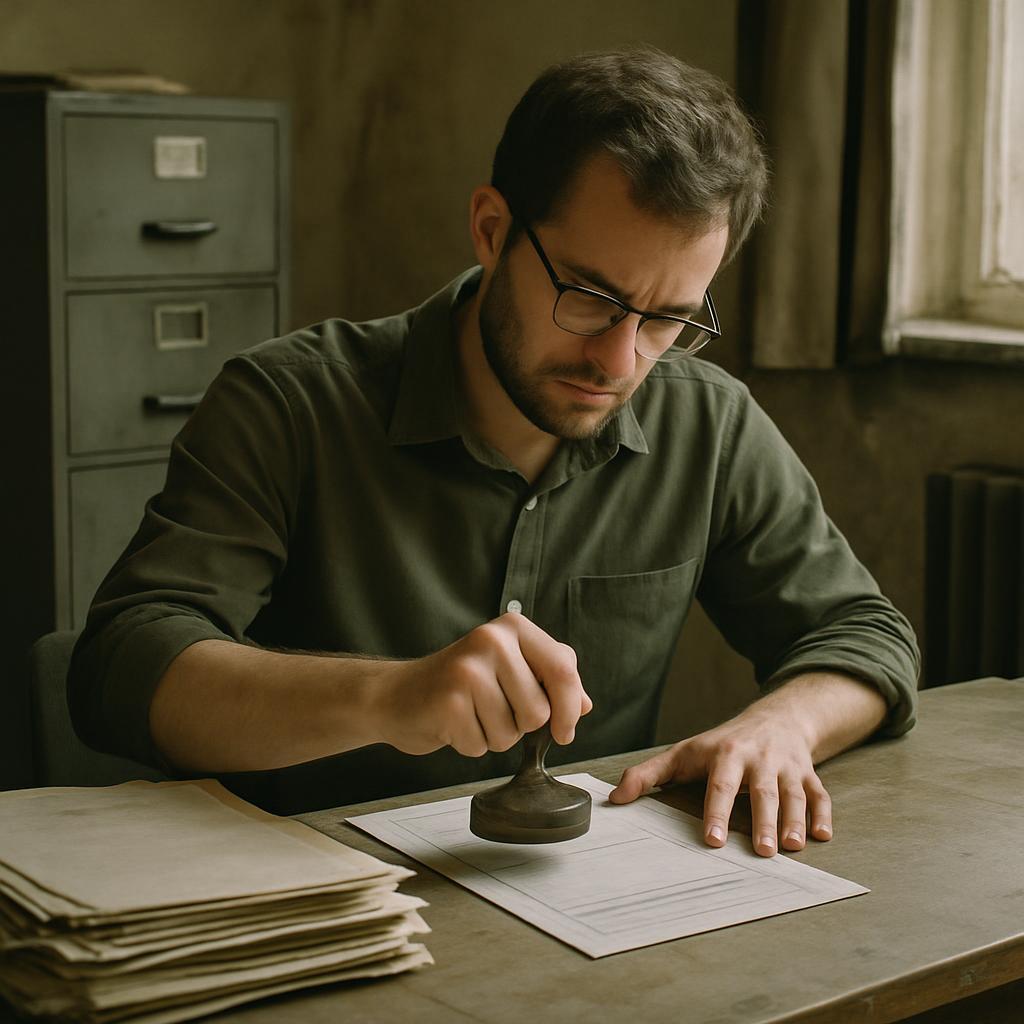 Dossier introuvable, formulaire obligatoire: bienvenue au pays du tampon quantique