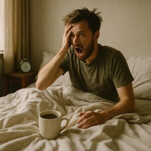 Crise du réveil: le café pose la tasse, panique sur les oreillers
