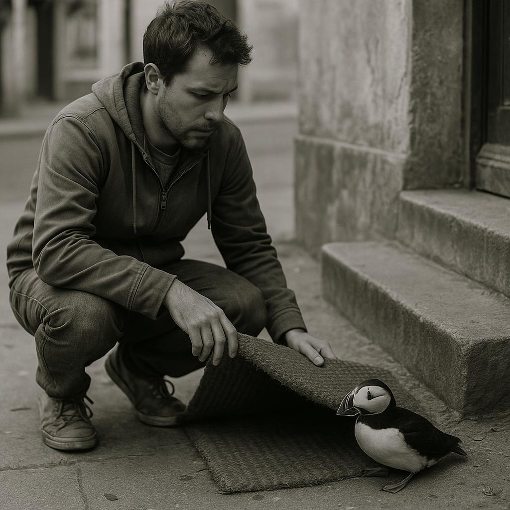 Lundi porté disparu: retrouvé sous un paillasson, refuse de remonter l’escalier