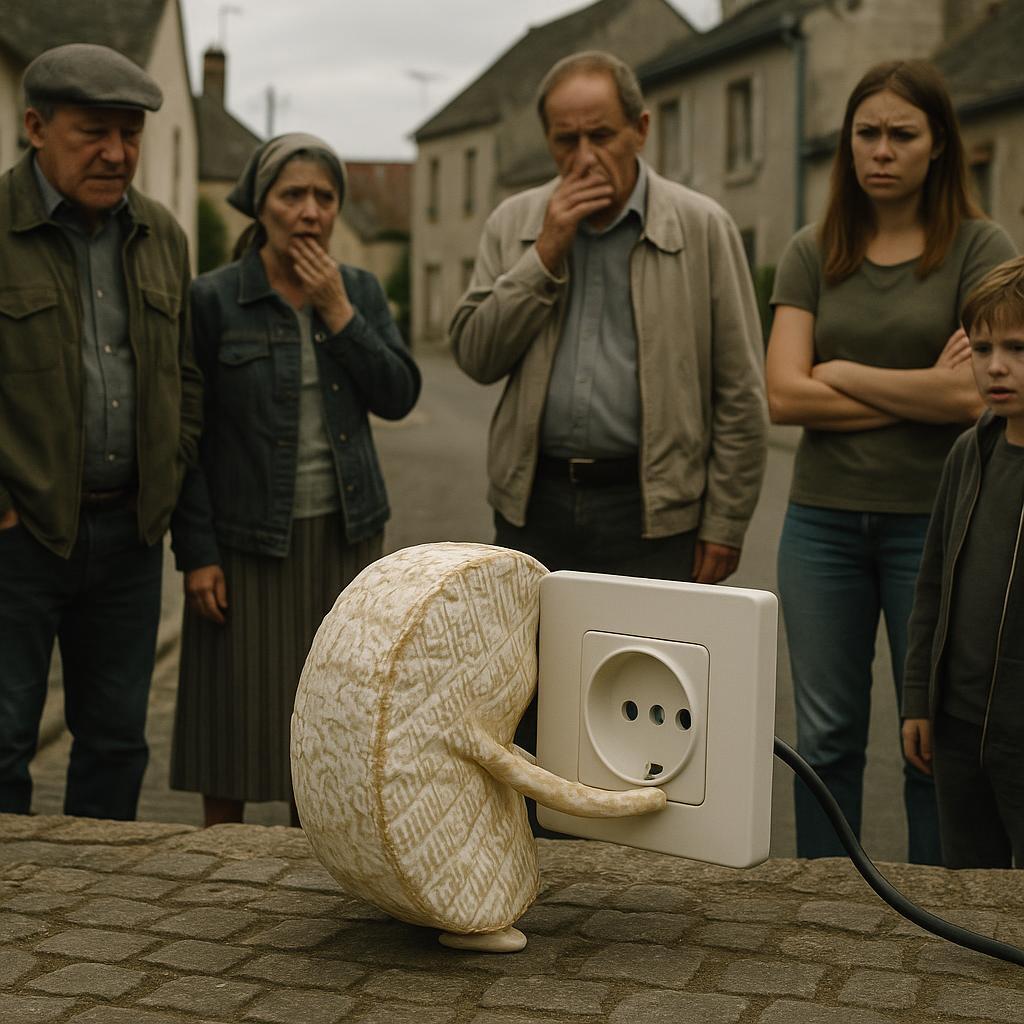 AMOUR SOUS TENSION: UN CAMEMBERT TOMBE FOU D’UNE PRISE ÉLECTRIQUE — LE VILLAGE EN ÉBULLITION!