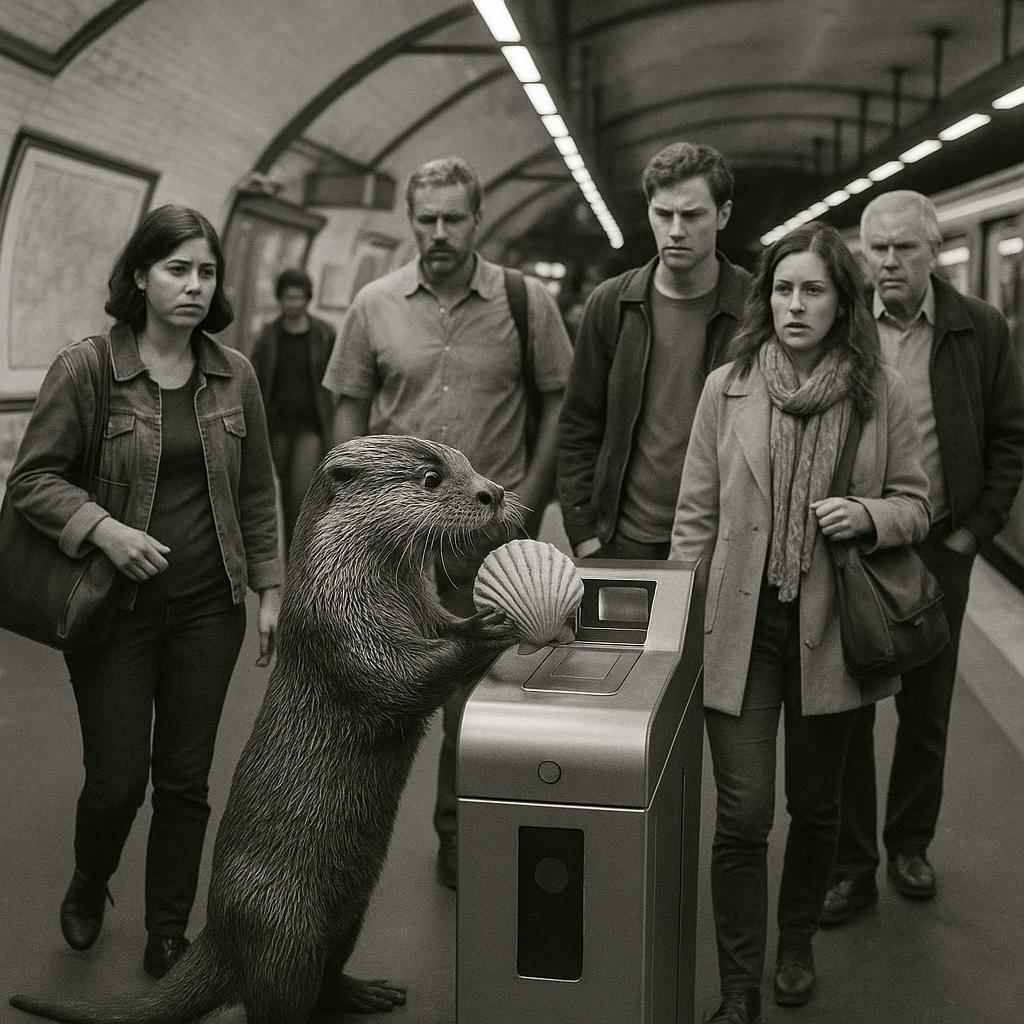 Métro, boulot, loutres : validation à la coquille sur la ligne 2