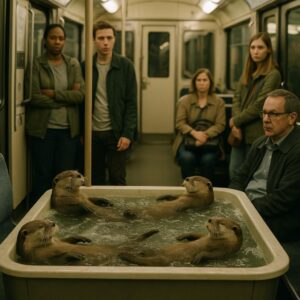 Métro, bulle, dodo: des loutres transforment la ligne 1 en station thermale roulante