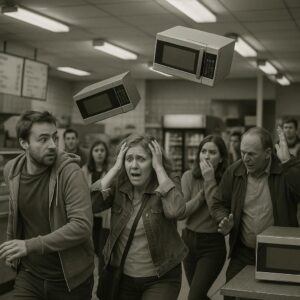 PANIC! À 19 h 32, LES MICRO-ONDES PRENNENT LE CONTRÔLE