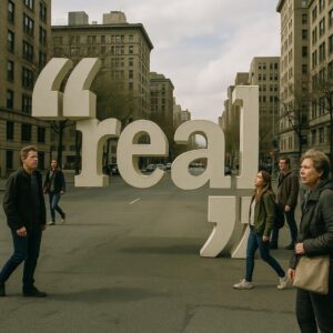 Urgent: Le Réel se met entre guillemets