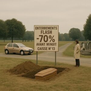 ENTERREMENTS FLASH: -70% AVANT MINUIT, CAISSE N°13