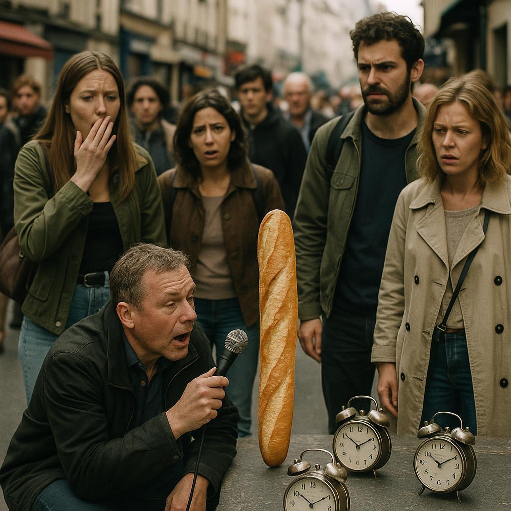 Panique croustillante: la baguette chante, les réveils se taisent