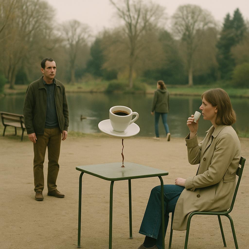 Ce matin, la gravité s’est octroyé une pause-café