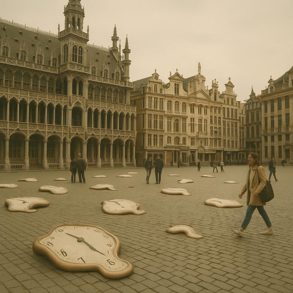 DÉLUGE D’HEURES FONDUES SUR LA GRAND-PLACE