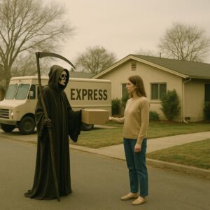 Livré avant que vous n’ayez le temps de regretter votre dernier achat compulsif: la mort devient un service express.