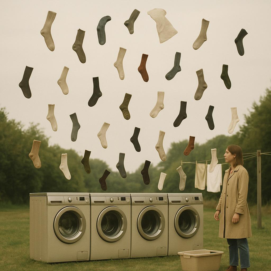 Révélé: le Consortium du Linge Tournoyant contrôle la gravité — et vous distrait avec des chaussettes orphelines