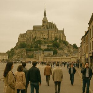 SCOOP: LE MONT SAINT-MICHEL A DÉMÉNAGÉ DE 12 MÈTRES DANS LA NUIT