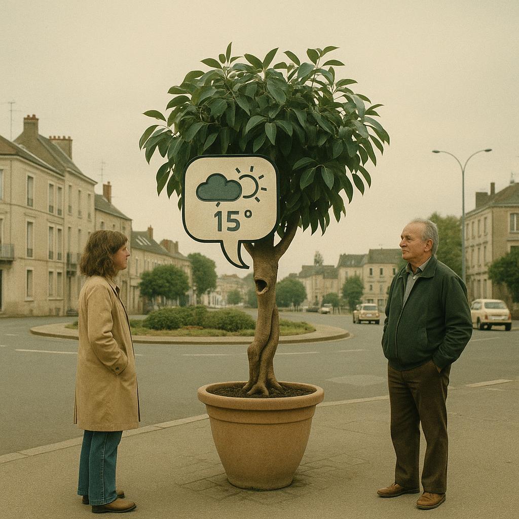 CHOLET EN TRANSE: UN FICUS SE MET À PARLER ET DÉVOILE LA MÉTÉO À LA MINUTE!