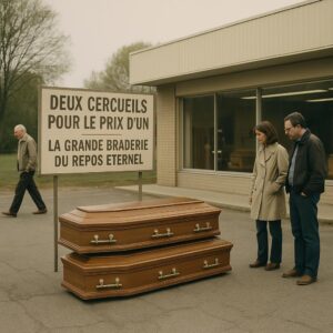 DEUX CERCUEILS POUR LE PRIX D’UN: LA GRANDE BRADERIE DU REPOS ÉTERNEL