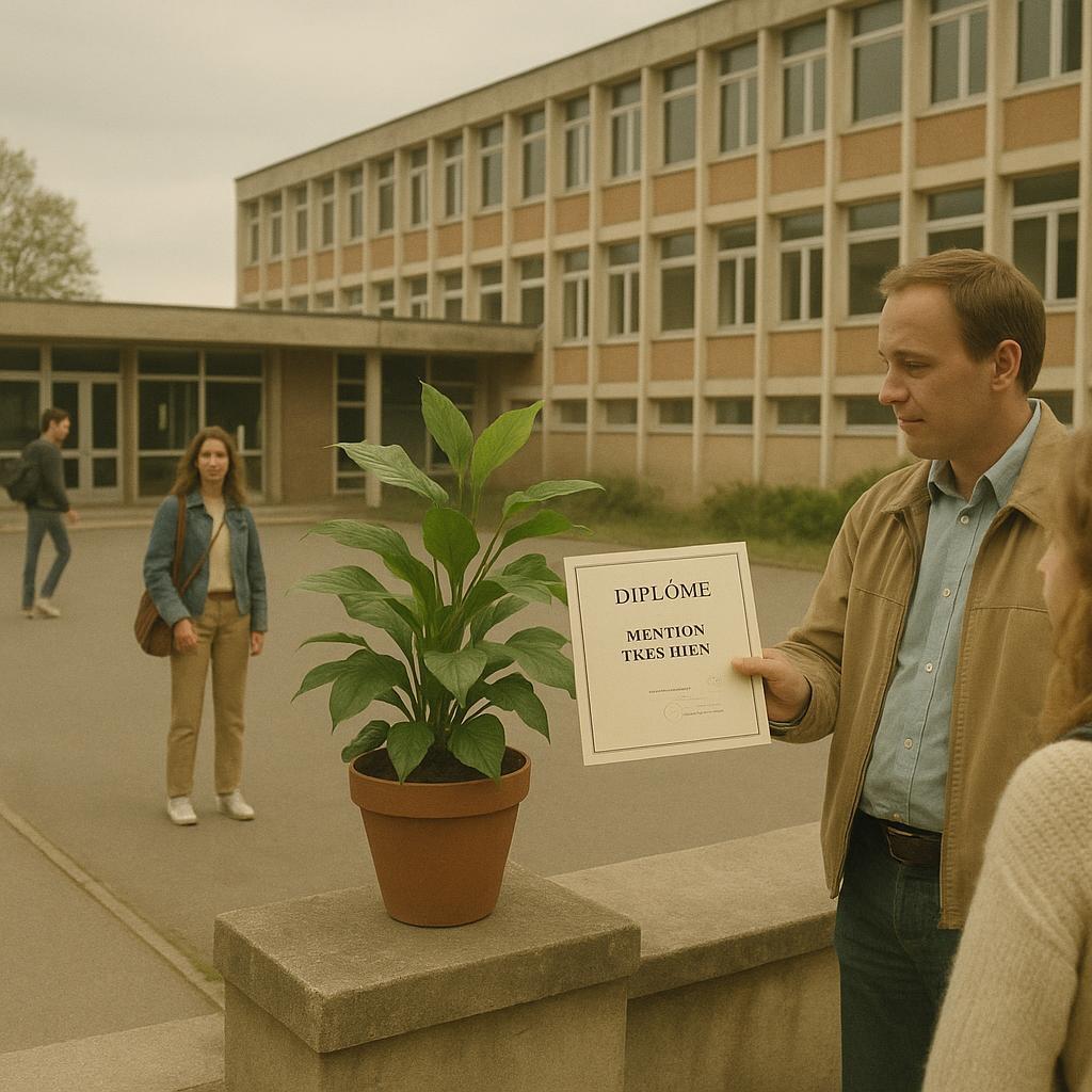 EXCLUSIF — UNE PLANTE VERTE DÉCROCHE LE BAC AVEC MENTION TRÈS BIEN
