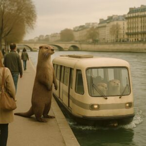 Heure de pointe à marée haute: les loutres ouvrent le premier métro fluvial