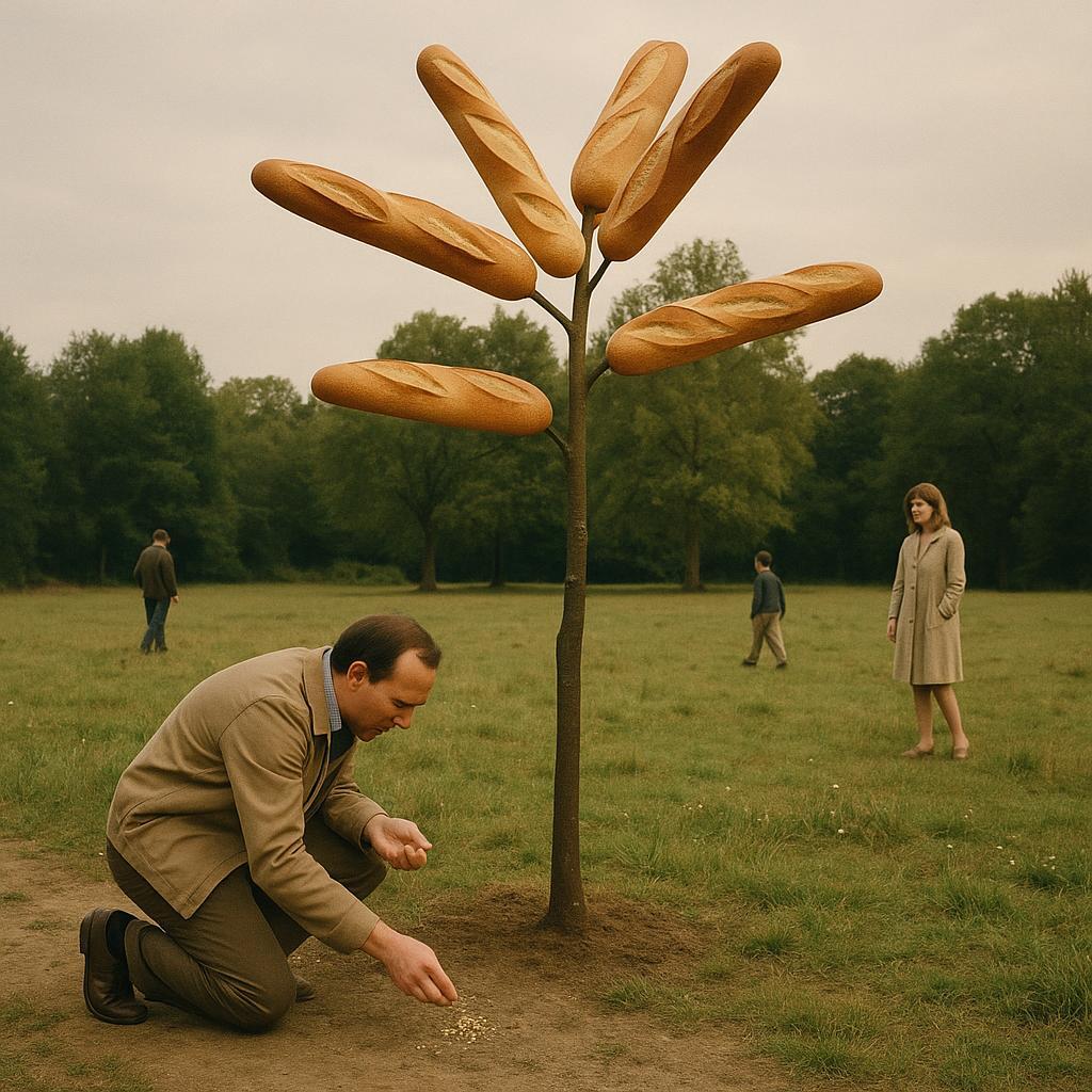 Il plante une miette… et récolte un arbre à baguettes géantes !