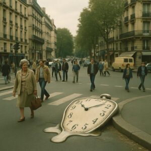 Le Temps se Liquéfie au Carrefour des Siestes