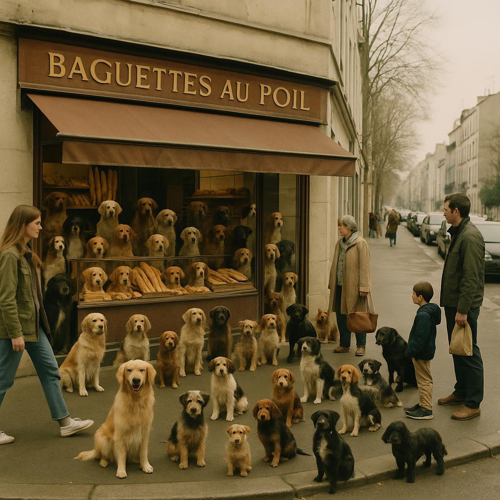 Baguettes au poil: 42 chiens ouvrent une boulangerie non-stop