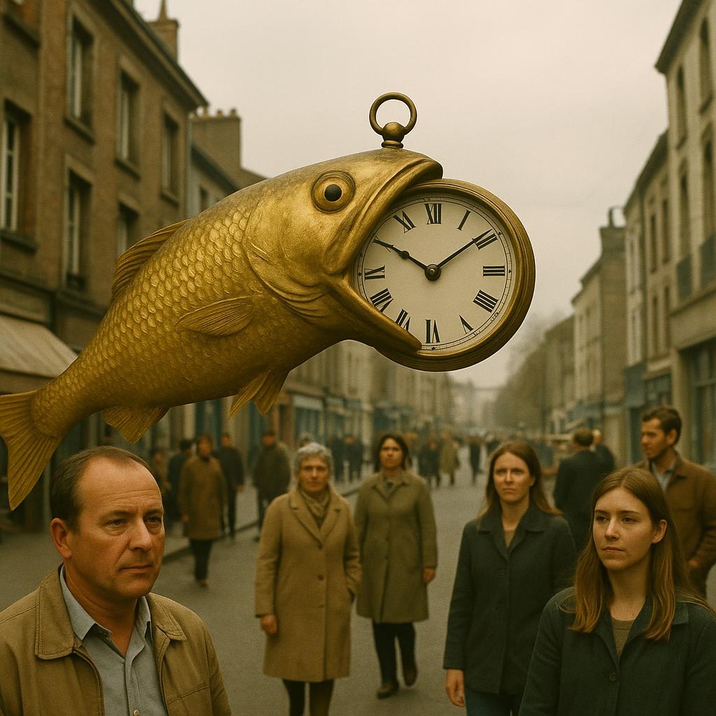 La Sardine Dorée Avale l’Horloge — Matinée en Caoutchouc