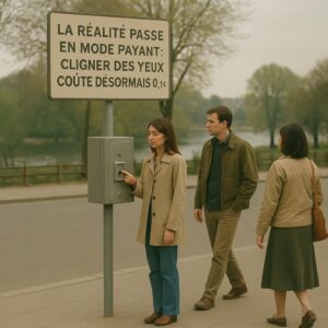 La réalité passe en mode payant: cligner des yeux coûte désormais 0,01 €
