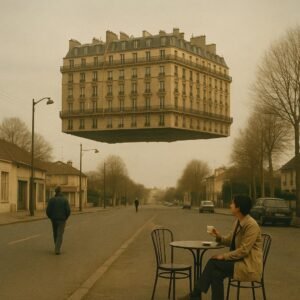 À 14 h 03, la gravité prend sa pause-café: la ville flotte, mais poliment