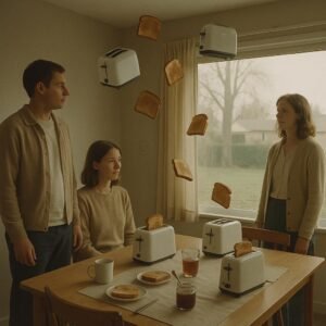 Coup de foudre domestique: les grille-pain prennent le contrôle des matins