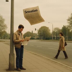 Sensation: le titre se sauve, l’article fait comme si de rien n’était