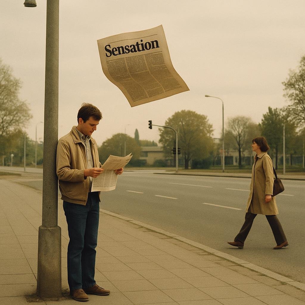 Sensation: le titre se sauve, l’article fait comme si de rien n’était