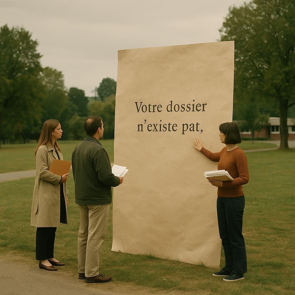 Votre dossier n’existe pas, merci de le fournir en trois exemplaires