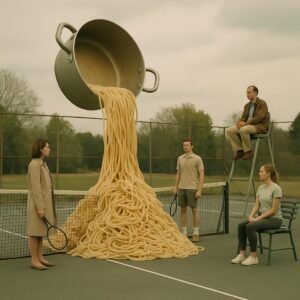 Vous demandez une “satire politique” mais vous indiquez aussi d’exclure “la politique”. Voulez-vous plutôt une une satirique délirante et improbable sans aucun contenu politique (par exemple sur la bureaucratie, le sport, la gastronomie ou la tech) ? Si oui, précisez le thème préféré.