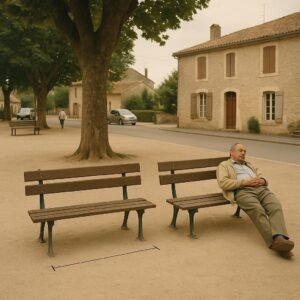 Choc au bourg: le banc de la place décalé de 37 cm, la sieste de 14 h 12 menacée