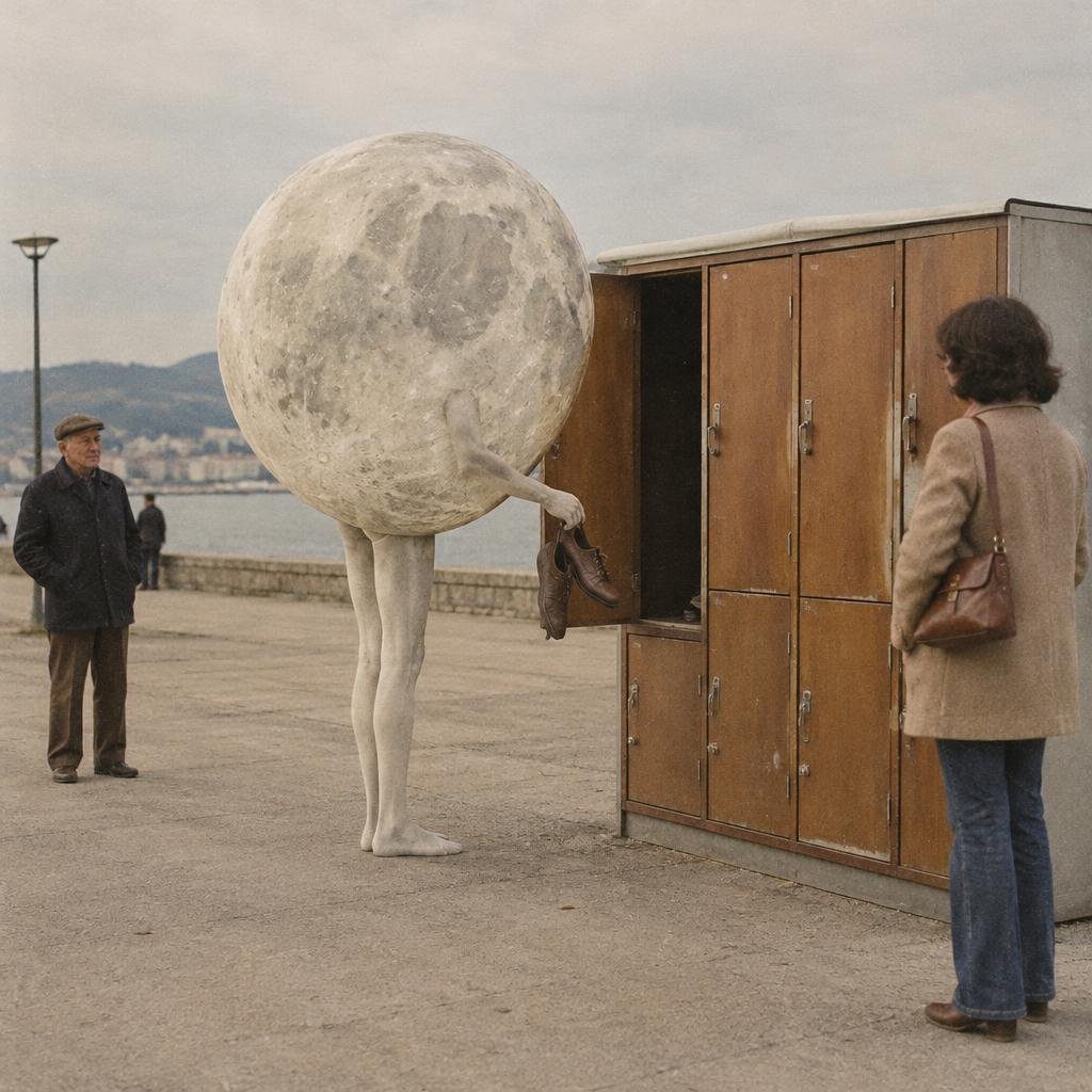 # **La Lune dépose ses chaussures au vestiaire**